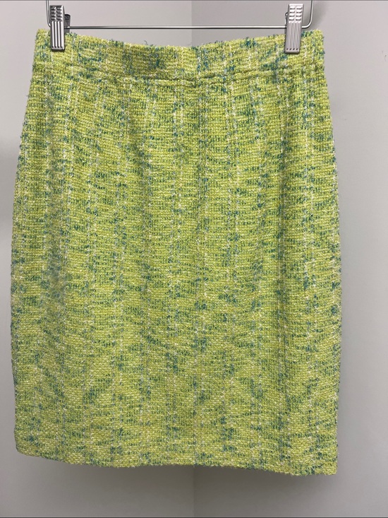 St. John Dresses & Skirts - St. John Chartreuse Tweed Pencil Skirt